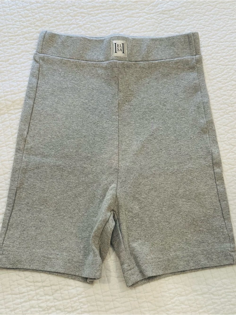 Helsa Studio Organic Heavy Rib Biker Shorts